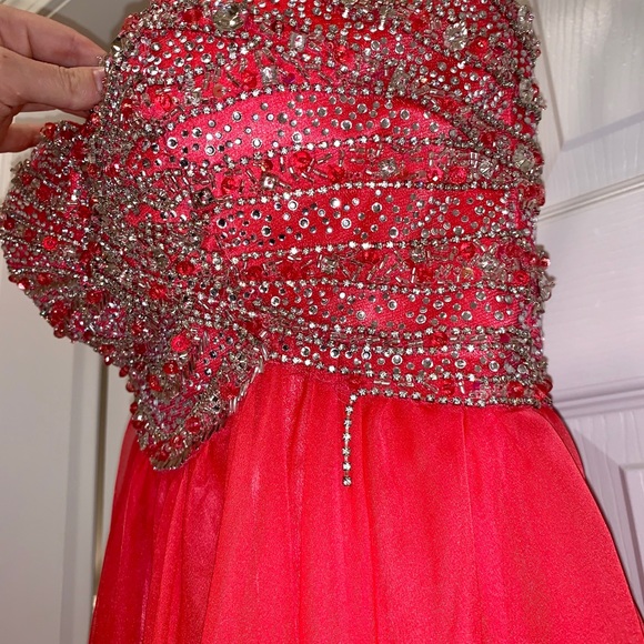 Sherri Hill Strapless Prom Dress - Picture 4 of 5